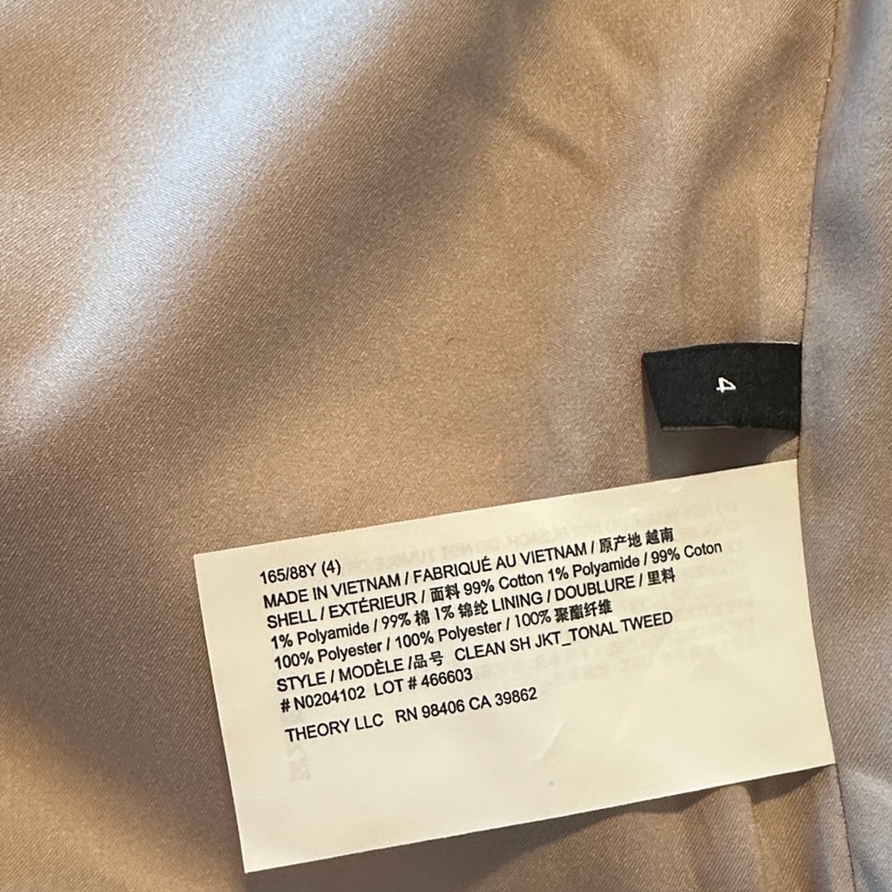 Theory Women's Red Jacket - Picture 5 of 5